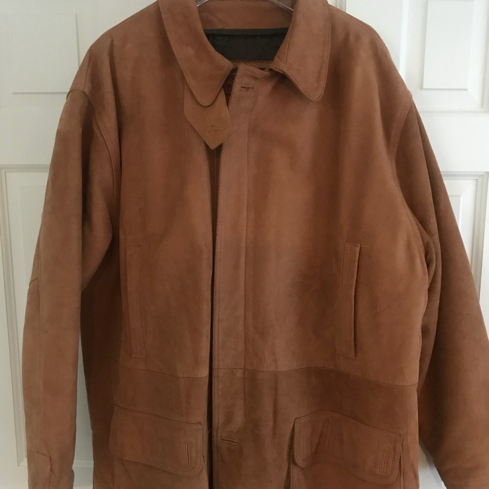 Orvis men’s high end leather jacket